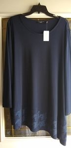 NWT Susan Graver ladies jewel adorned tunic